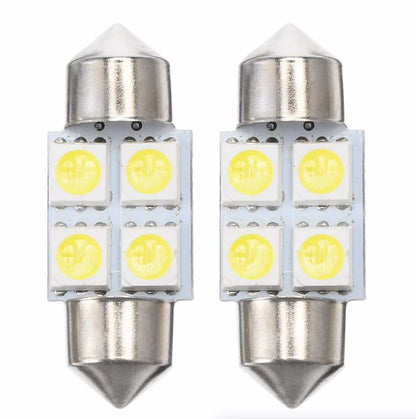 14Pcs T10 36Mm LED Interior Car Accessories Kit Map Dome License Plate Lights